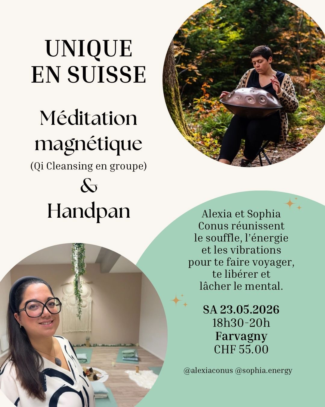 Méditation magnétique et Handpan